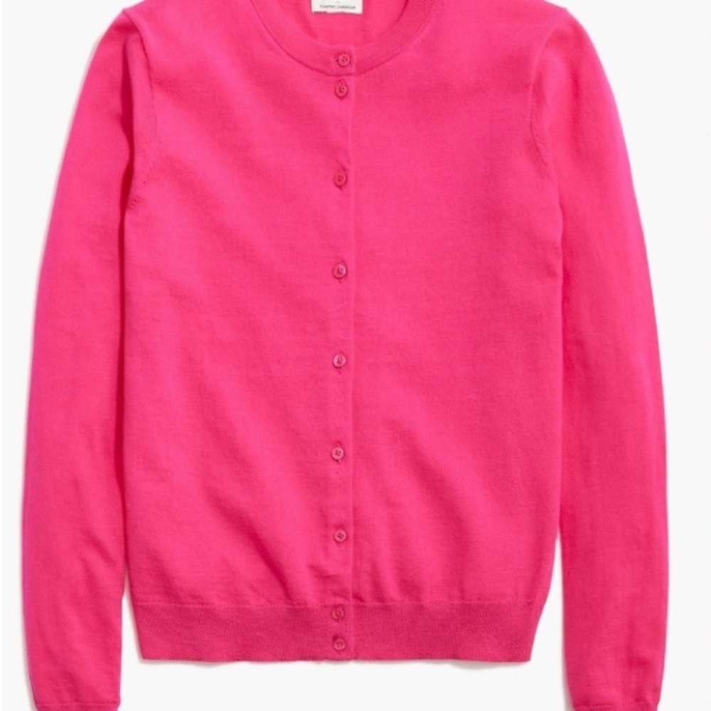 Women's J Crew Pink Cardigan Sweater